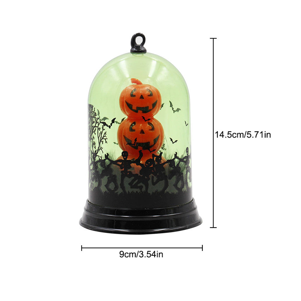 Halloween Pumpkin Lantern Witch Lamp Scene Layout Desk Decoration Pumpkin Lights Halloween Party Bar Decoration