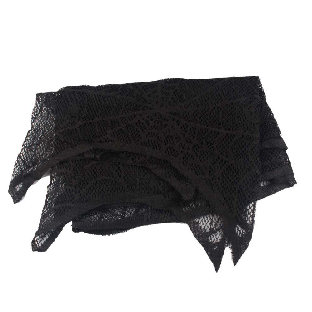 Halloween lace fireplace cloth