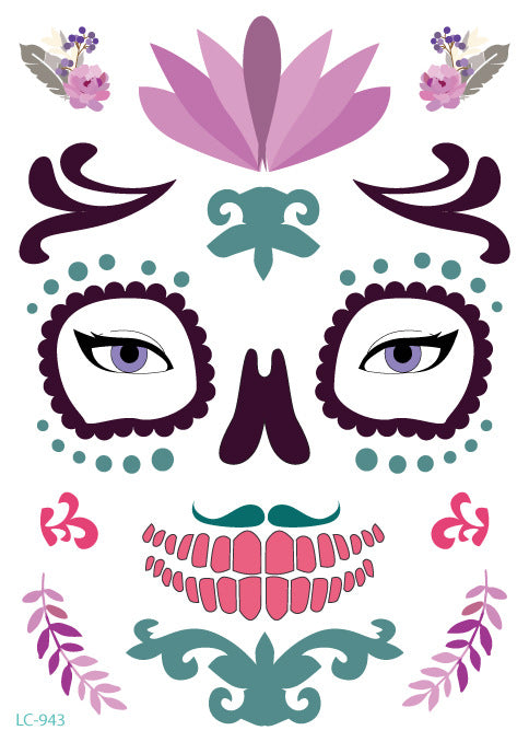 Waterproof Halloween Face Sticker