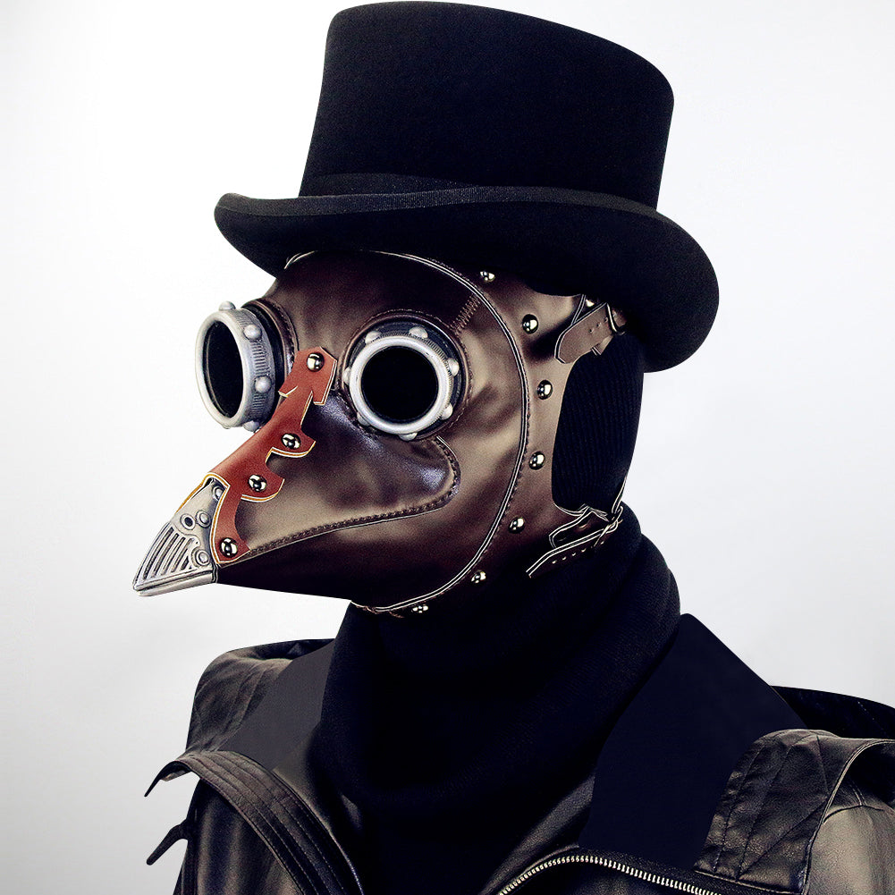 Domineering plague long beak doctor mask halloween