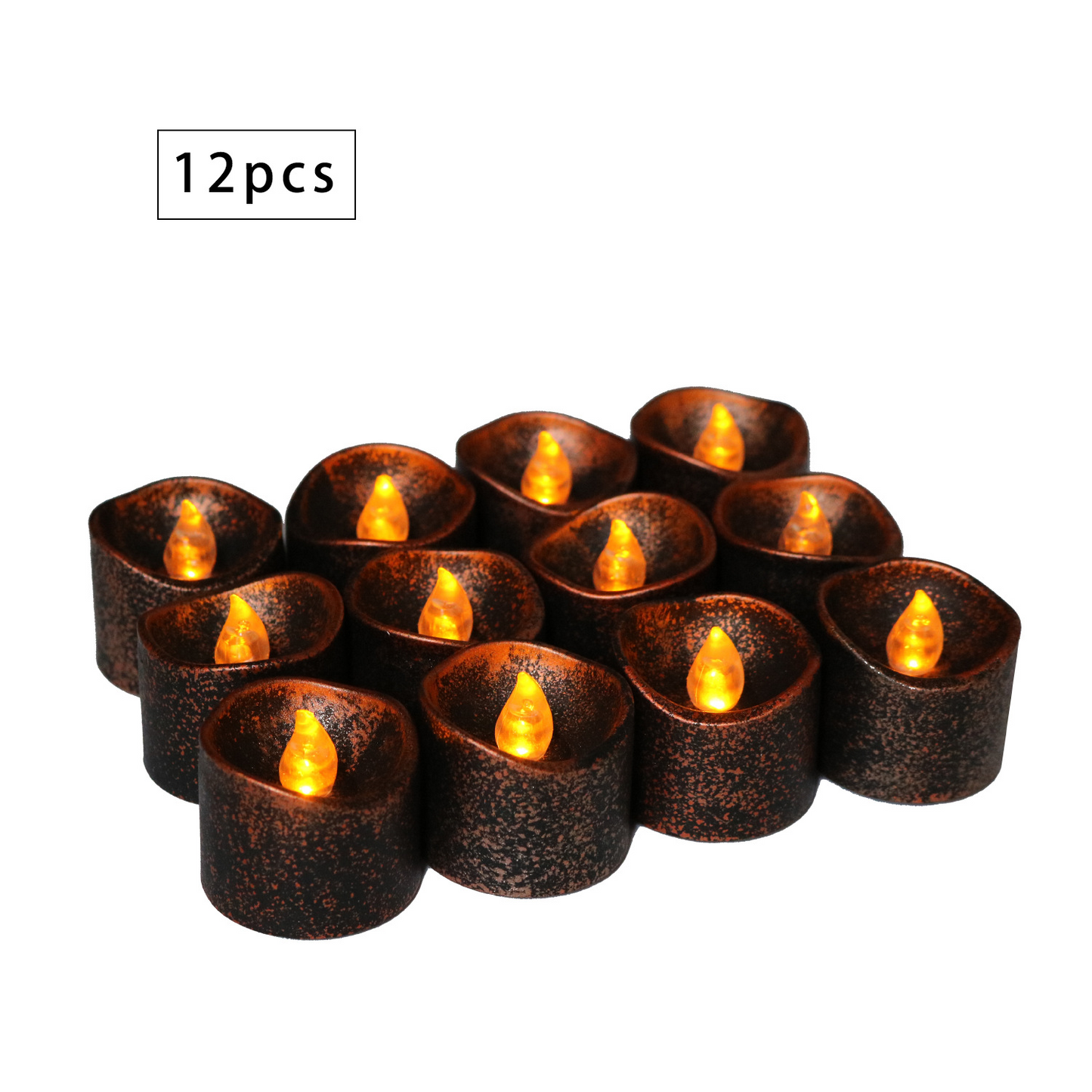 Halloween brown luminous led electronic candle