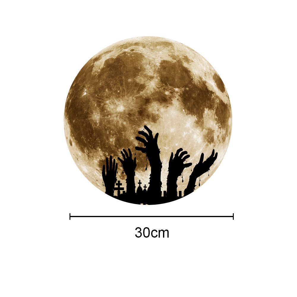 Halloween Crow Pumpkin Luminous Fluorescent Sticker