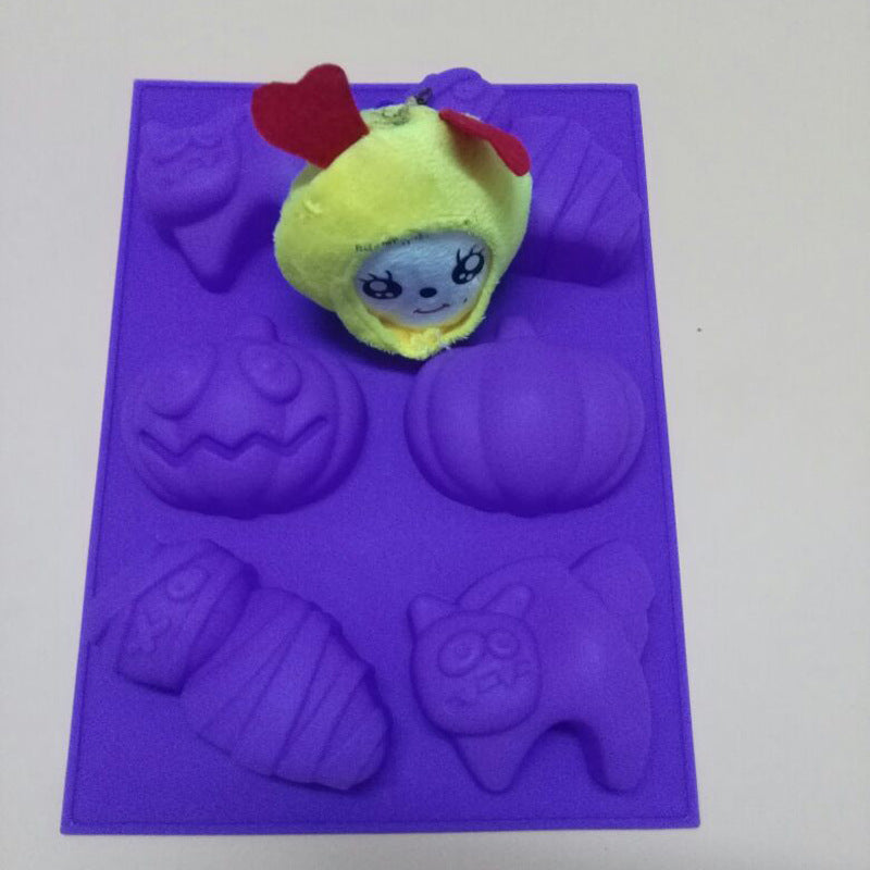 Halloween Pumpkin Ghost Mummy Silicone Cake Mold