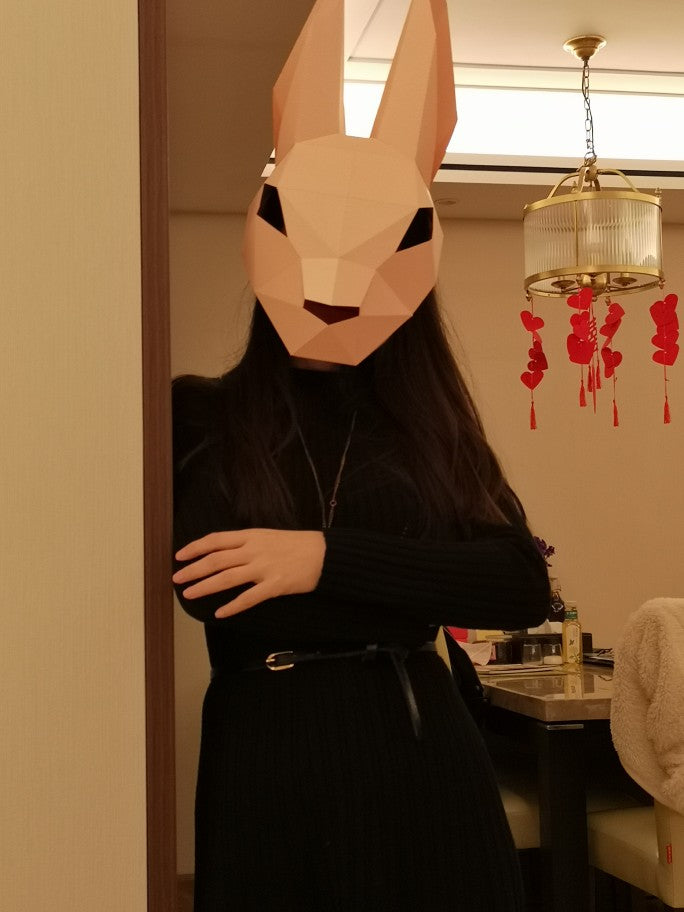 Halloween bunny face ornament