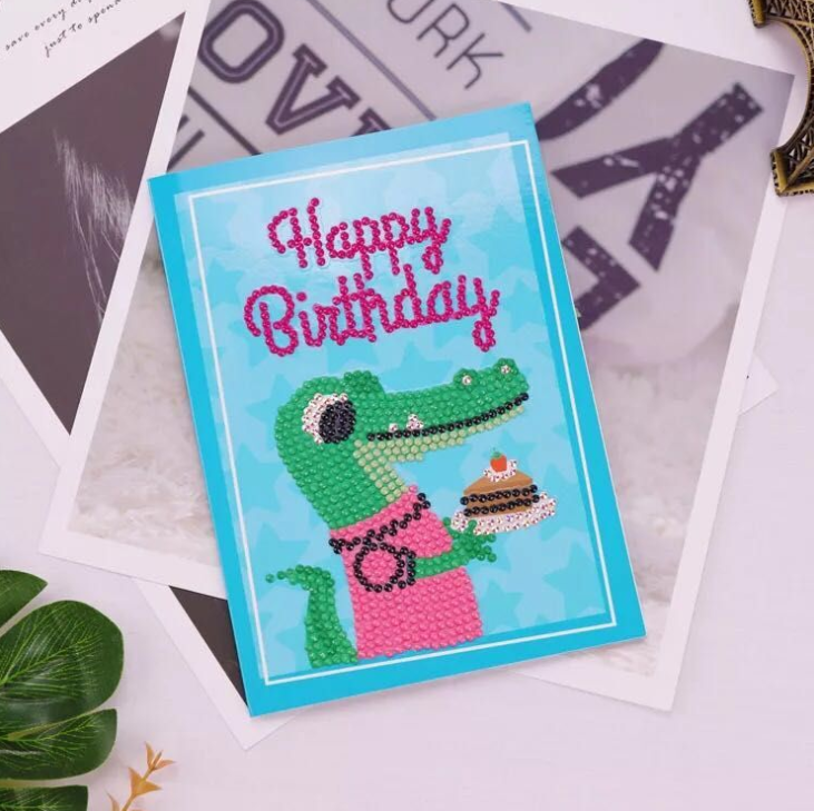 Creative Christmas Card Christmas Card Diamond Painting Greeting Card