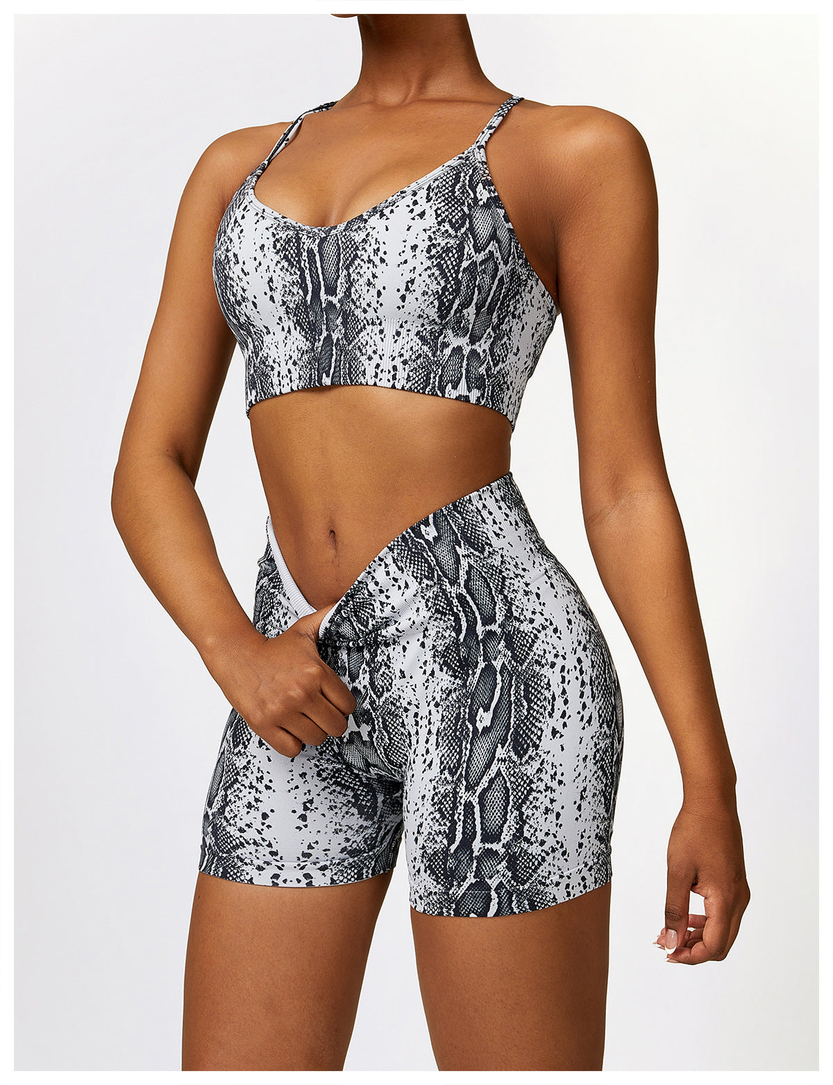 Camouflage Printing Seamless Yoga Suit
