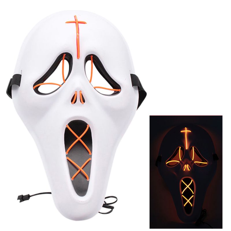Halloween led glowing mask
