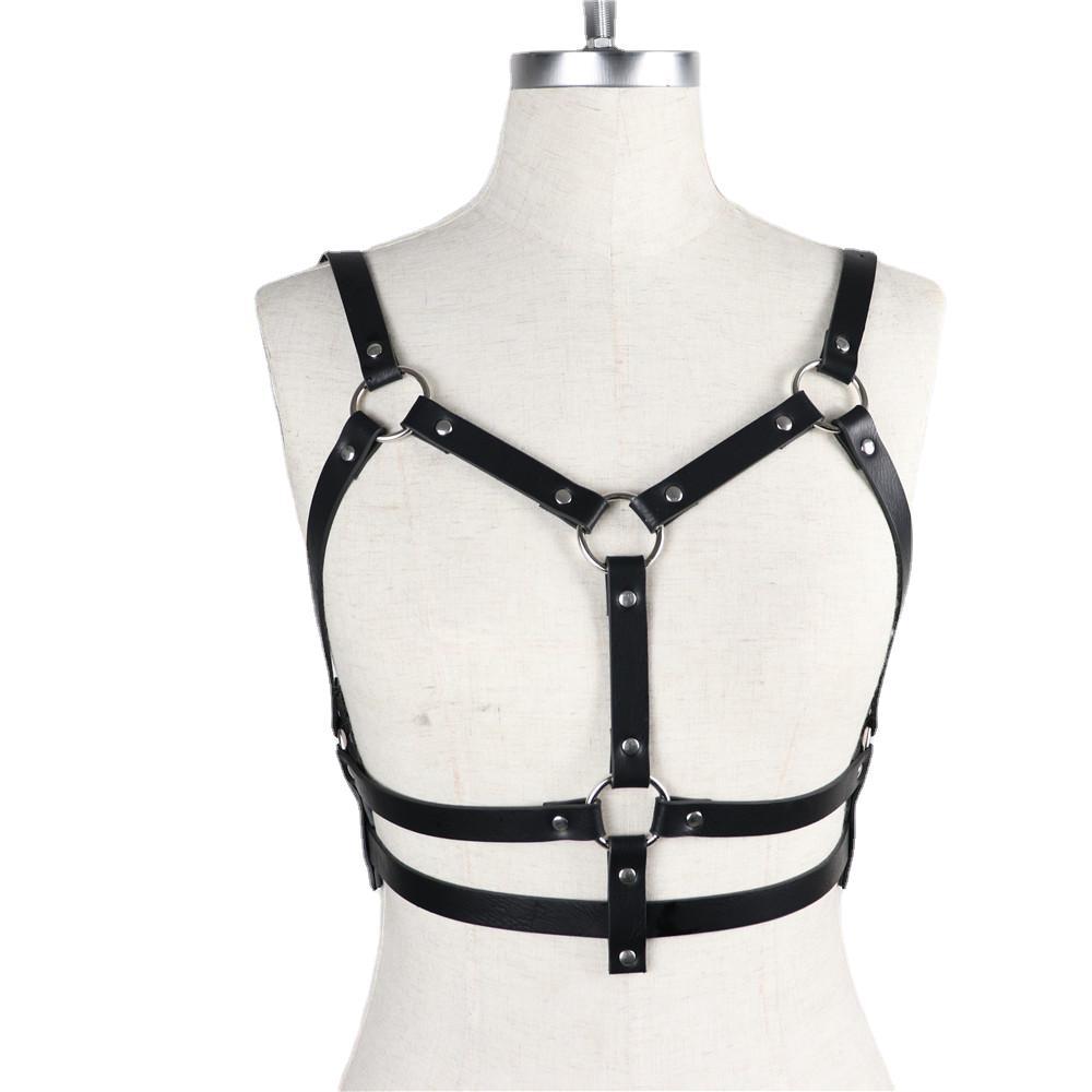 Leather Bondage Underwear Bundled Nightclub Performance Costumes