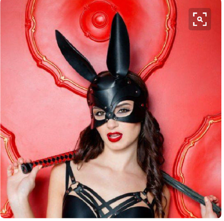 Leather eye mask for Halloween party