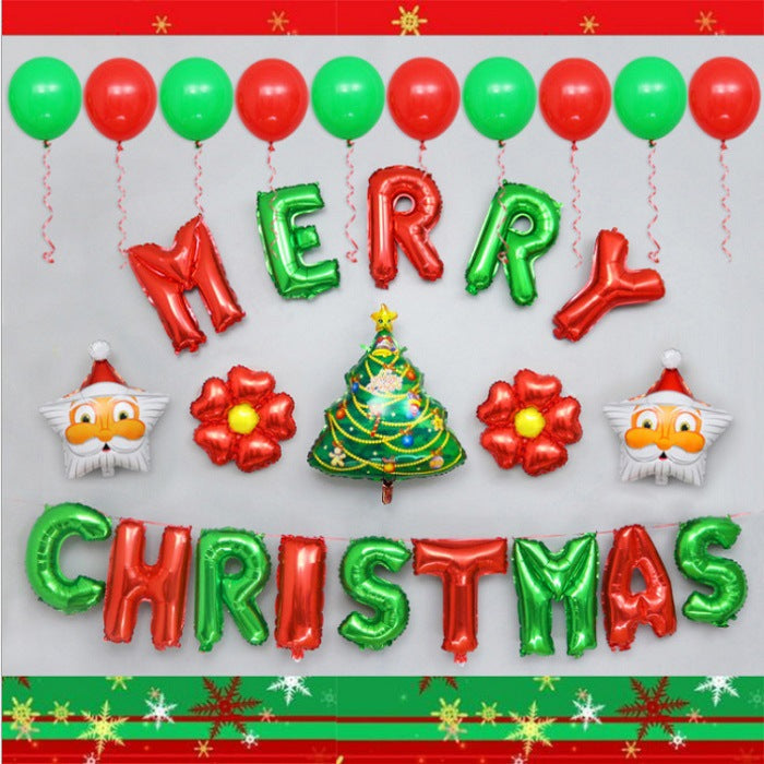 Christmas balloon decoration package