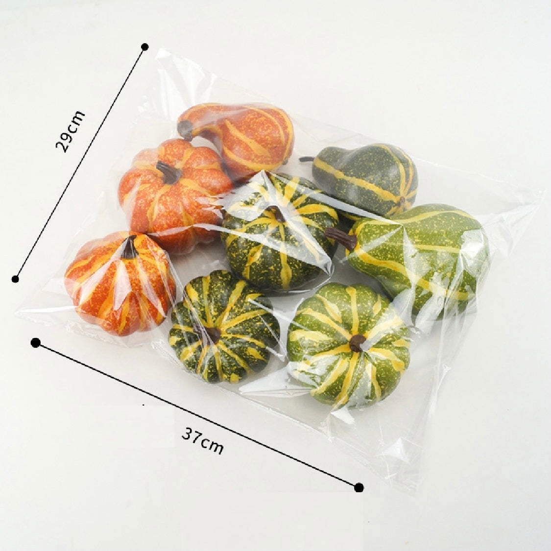 Autumn Pastoral Style Simulation Pumpkin Acorn Maple Leaf Pine Cone Halloween Diy Decoration Props