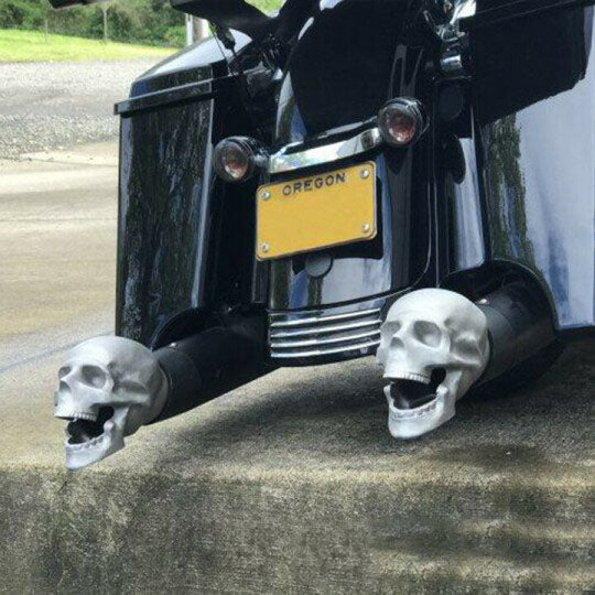 Halloween Skull Creative Motorcycle Exhaust Pipe Decoration