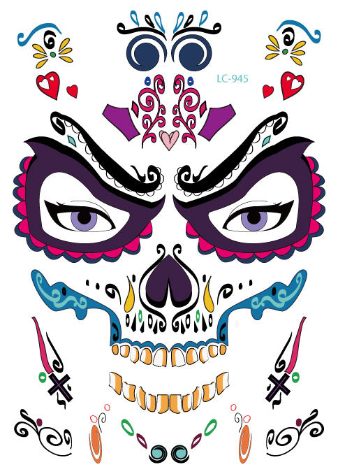 Waterproof Halloween Face Sticker