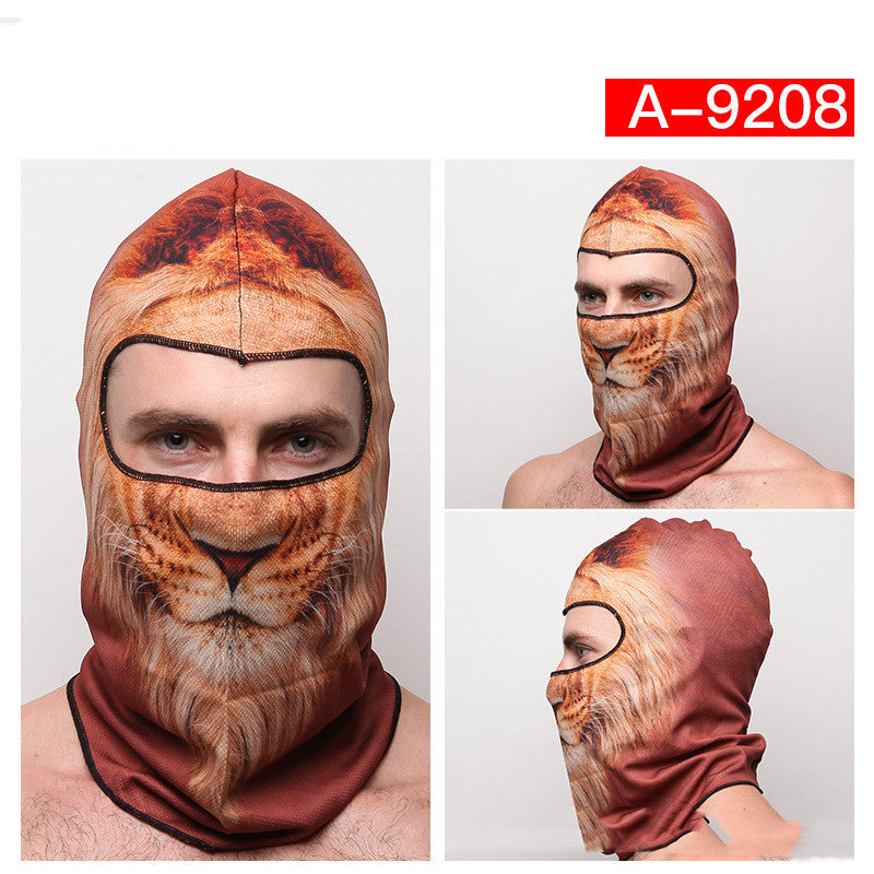Riding Skating Dust Hood Halloween Skull Mask