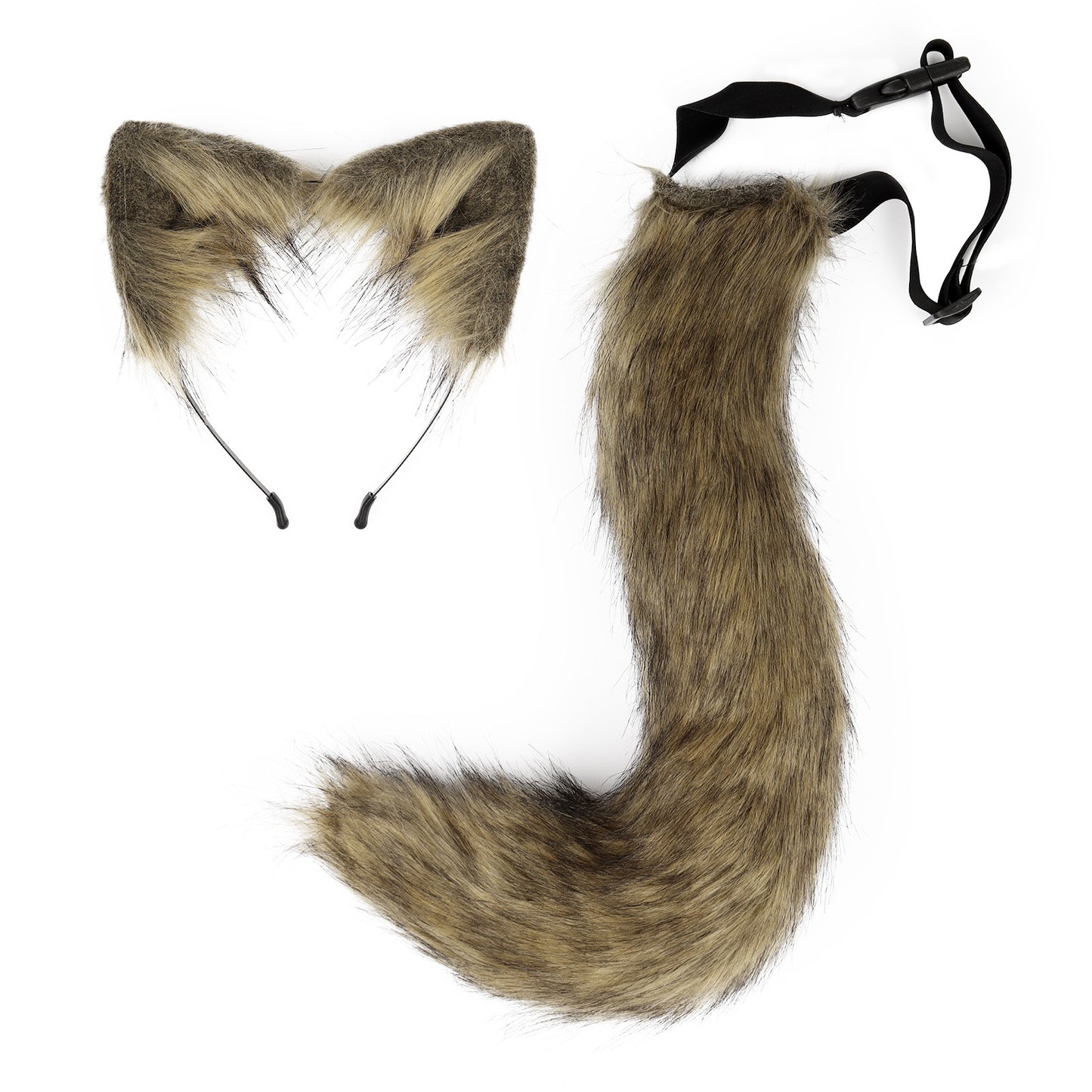 Halloween Party Faux Fox Tail Hairband Plush