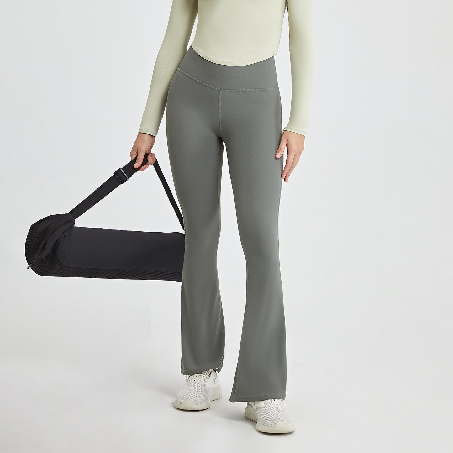 Nude Feel Stretch Yoga Bell-bottom Pants