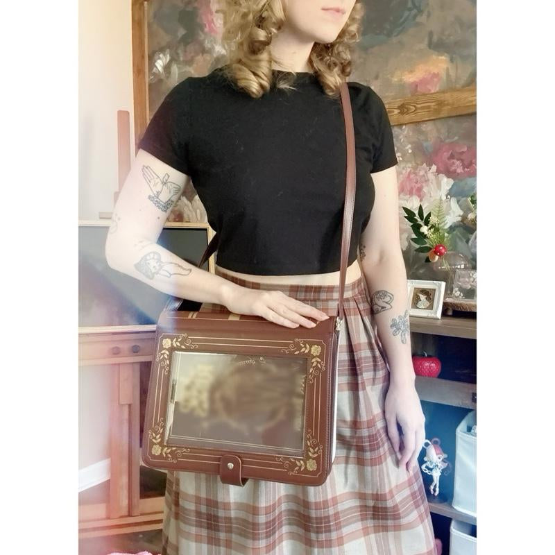 Fantasy Inspired Book Itabag for Enamel Pins