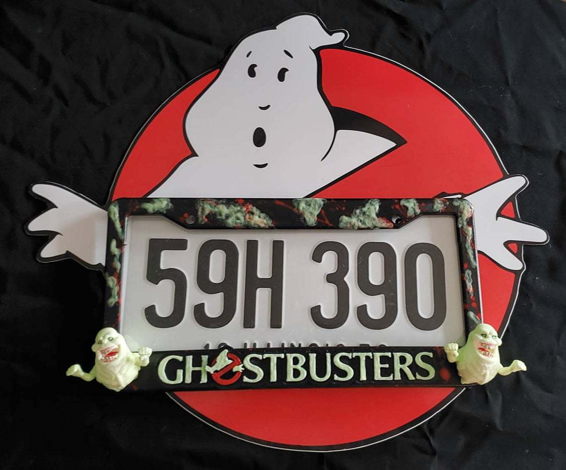 Halloween Personality Myers License Plate Frame