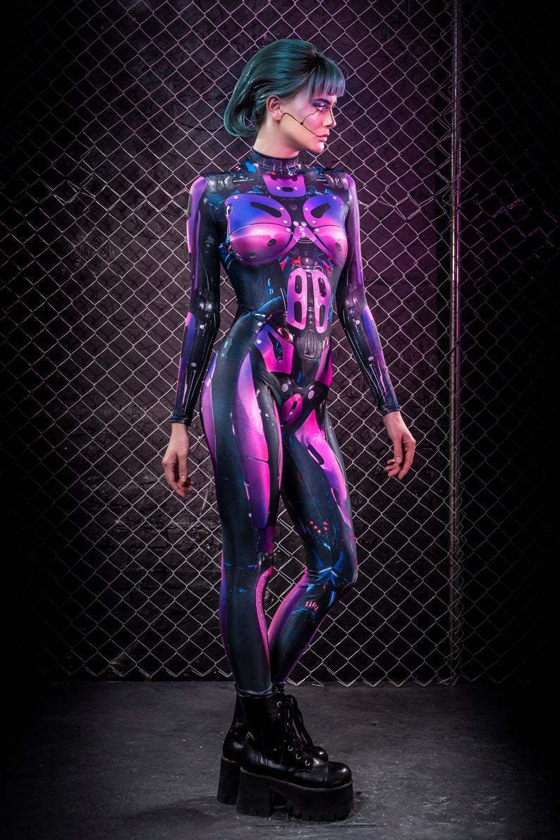 Bodysuit Cosplay Robet Cosplay Halloween
