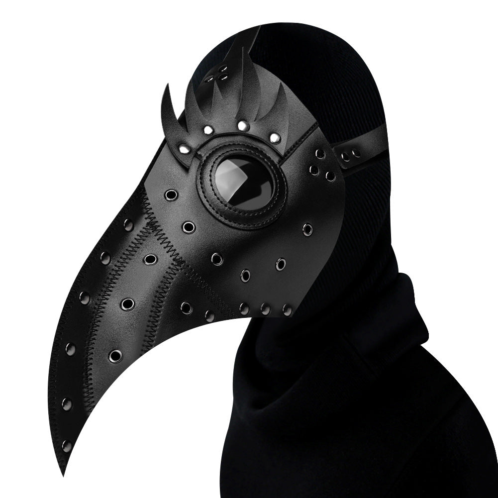Halloween Amazon Cross-border New Headgear European And American Punk Plague Beak Mask Dance Party Props