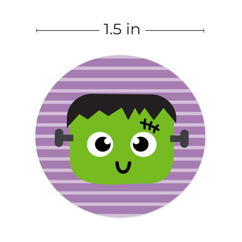 8 Kinds Of Cartoon Spider Bat Hat Halloween Stickers Tags