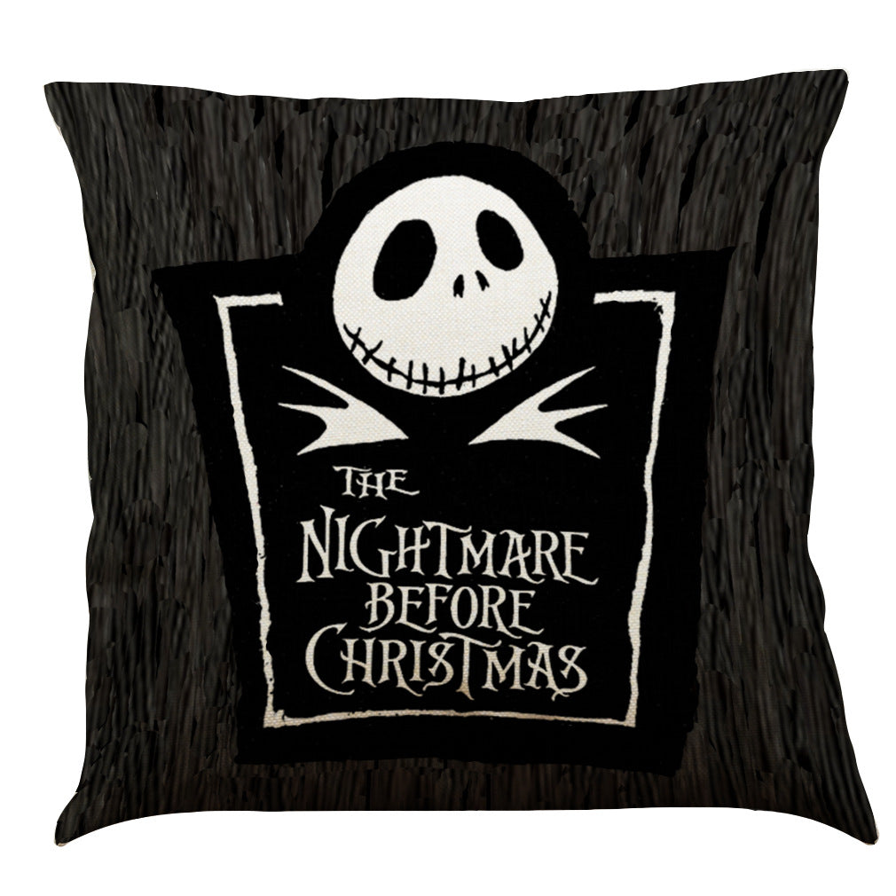 Halloween Cotton Linen Sofa Car Cushion Pillowcase