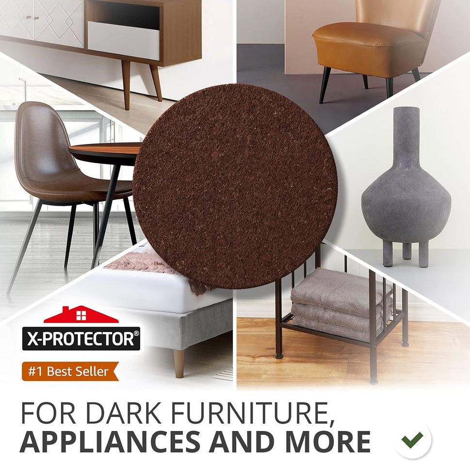 Felt Furniture Pads 235 PCS Premium Furniture Pads - Felt Pads Furniture Feet Best Wood Floor Protectors - Protect Your Hardwood & Laminate Flooring!