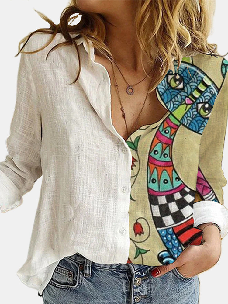 Halloween Series Digital Printing Long Sleeve Shirt