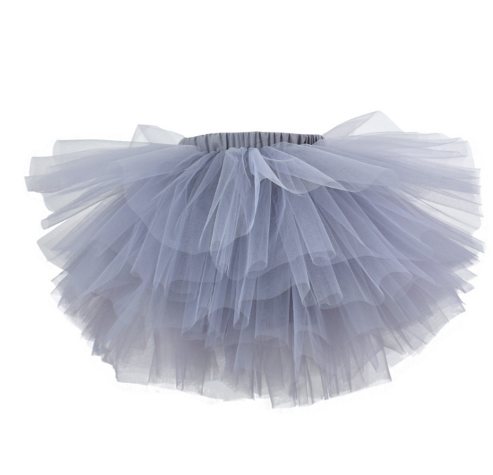 Halloween costume girls 6 layer tutu fluffy tulle little princess dance petticoat TUTU multi-layer skirt