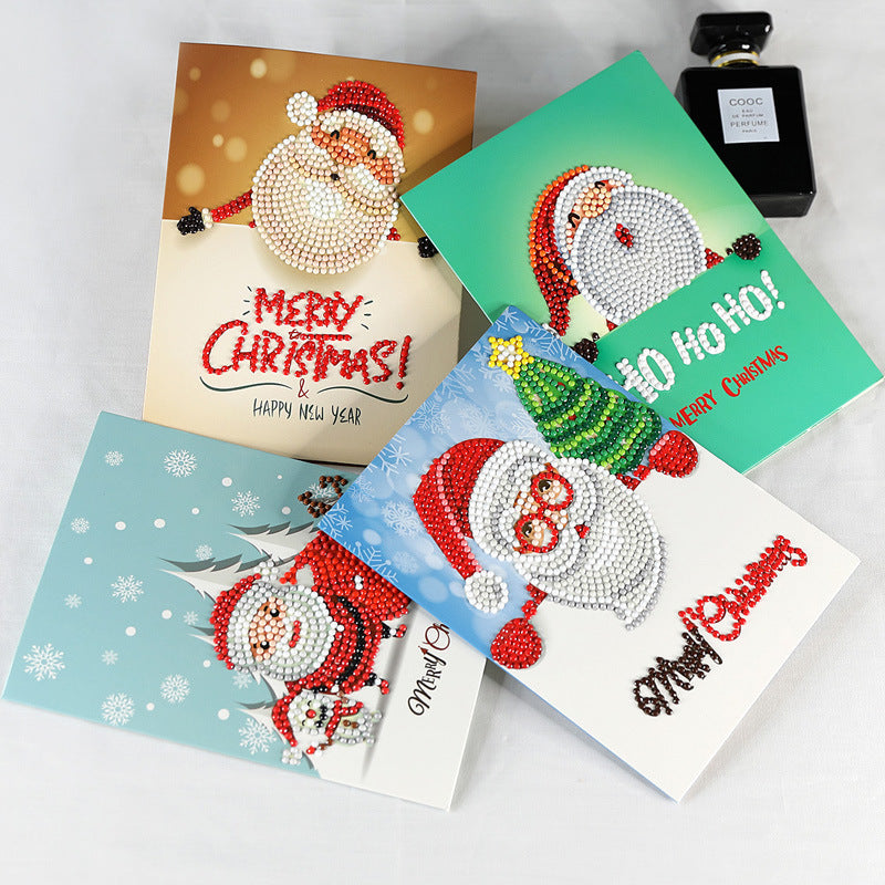 Creative Christmas Card Christmas Card Diamond Painting Greeting Card