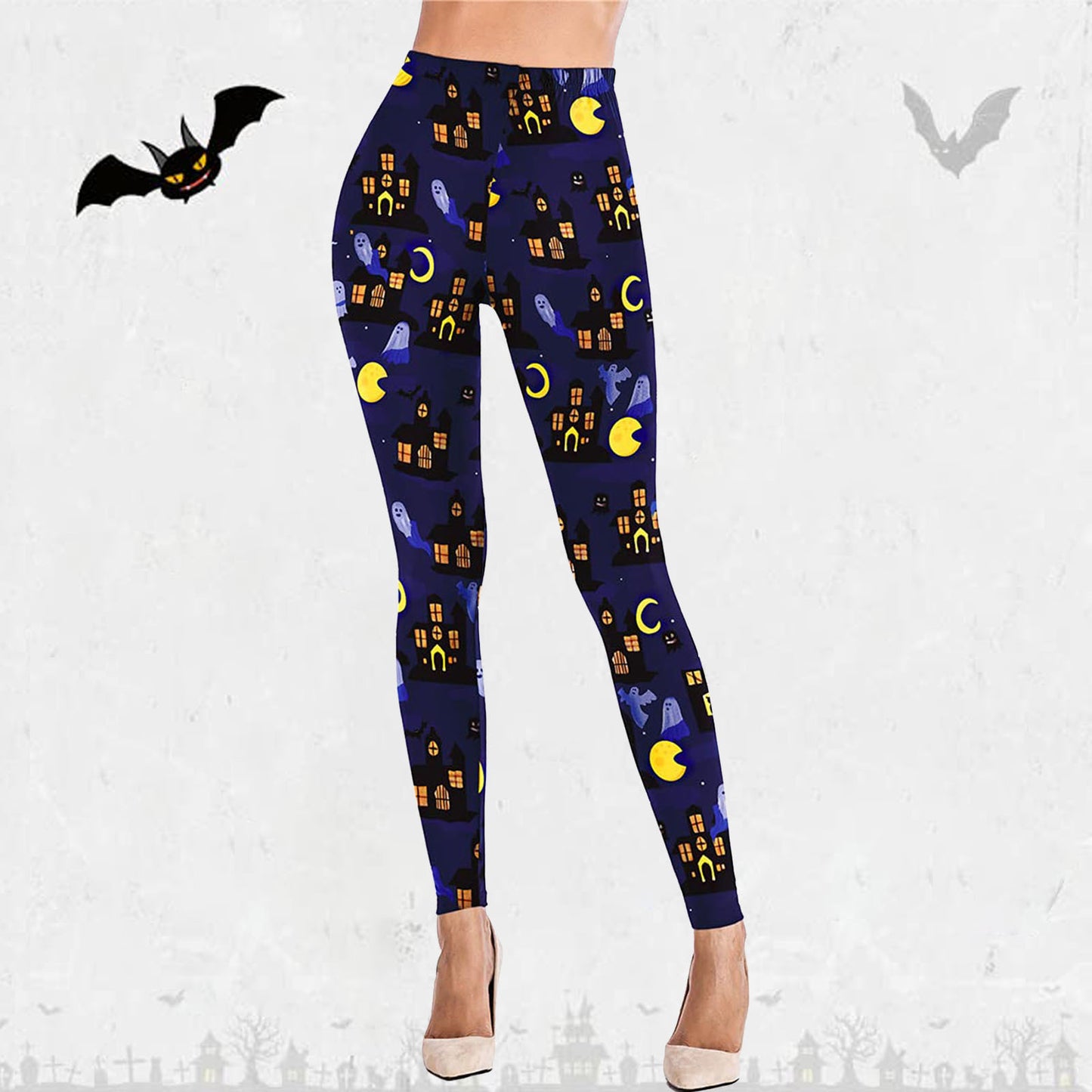European Beauty Pants Halloween Women's Casual Sports Tight