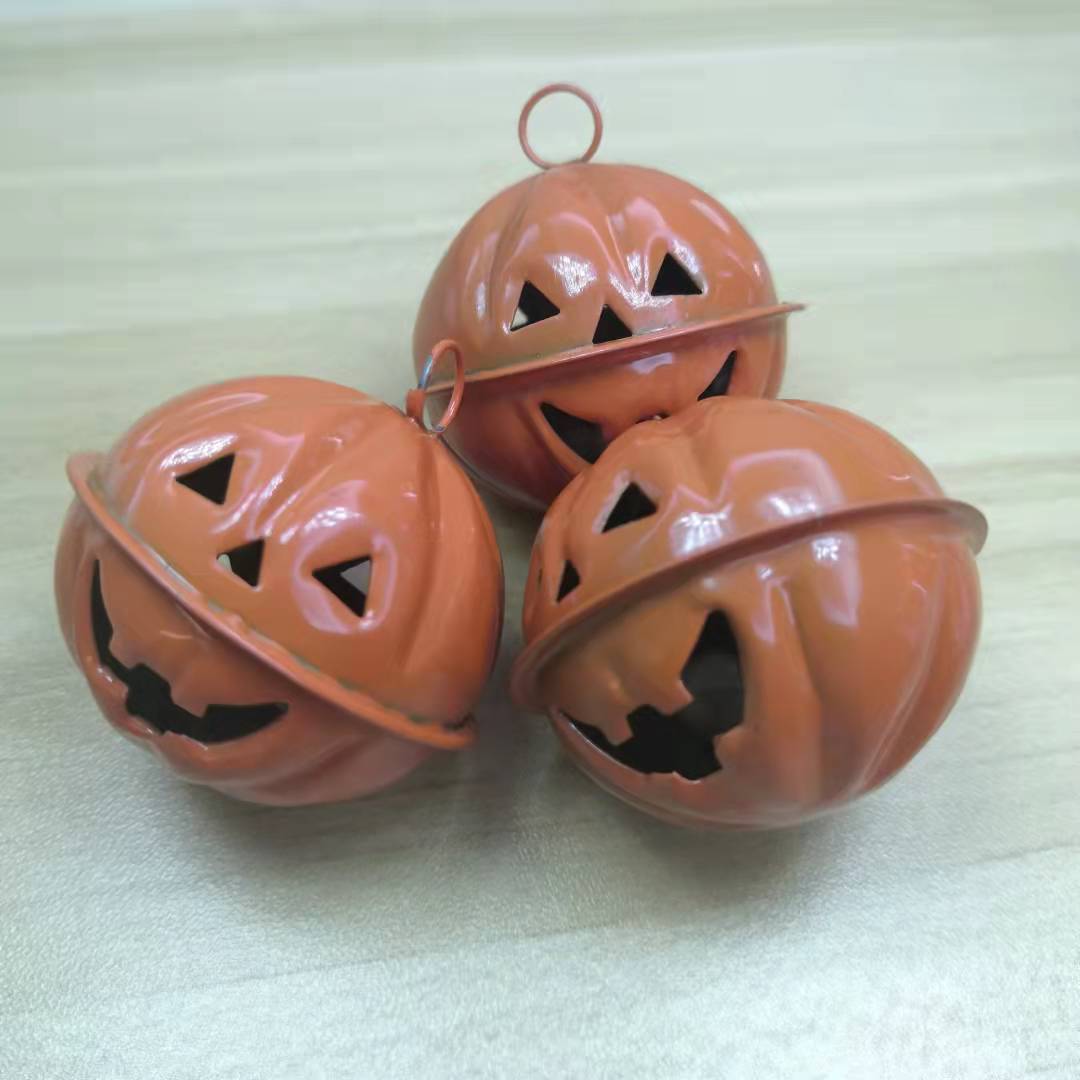 Halloween Decoration Pumpkin Small Bell Pendant Supplies Accessories Scene Atmosphere