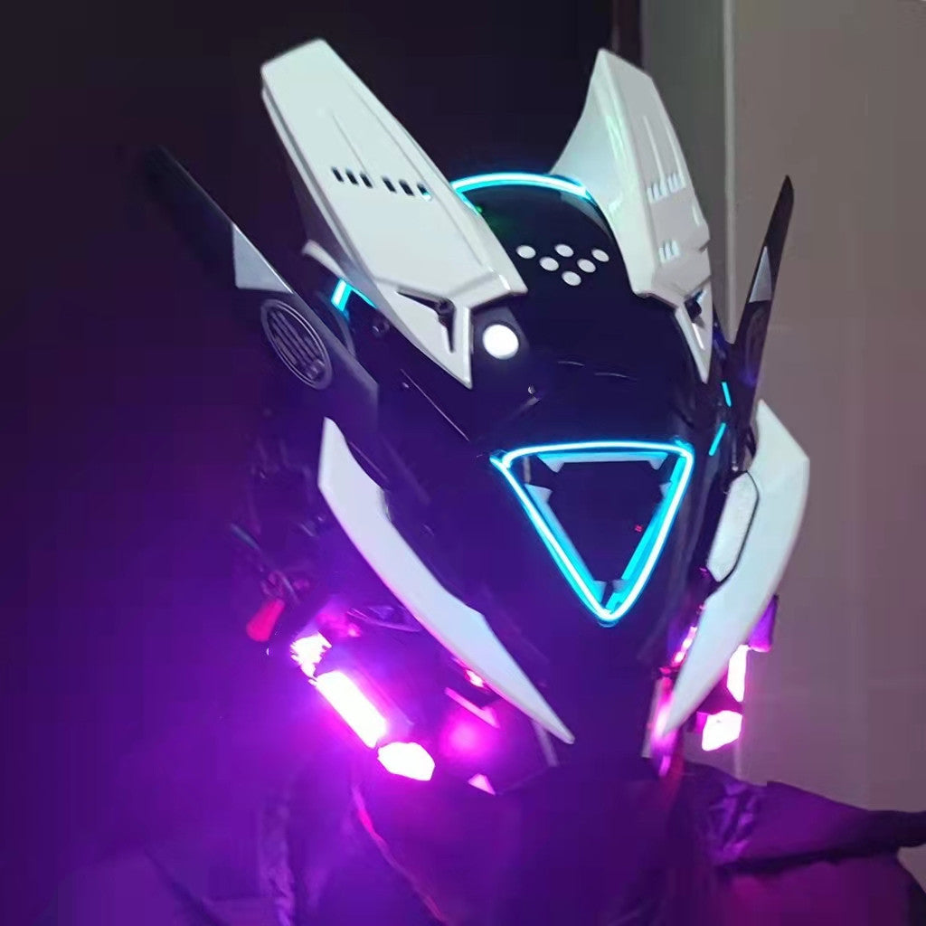 Photographic Street Photography Performance Props Halloween Light-up Mask