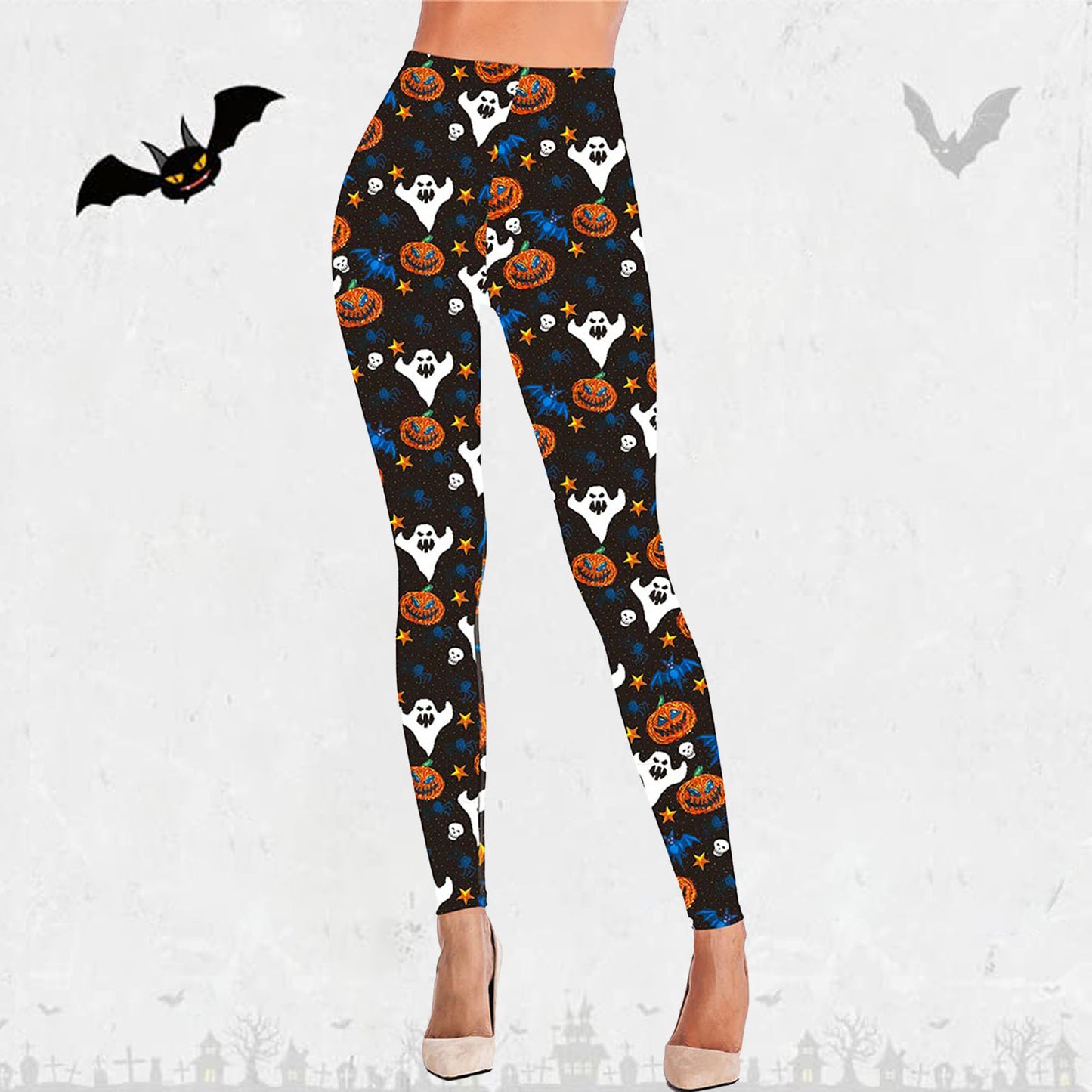 European Beauty Pants Halloween Women's Casual Sports Tight