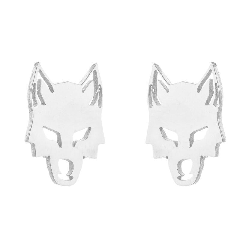 Stainless Steel Halloween Horror Stud Earrings