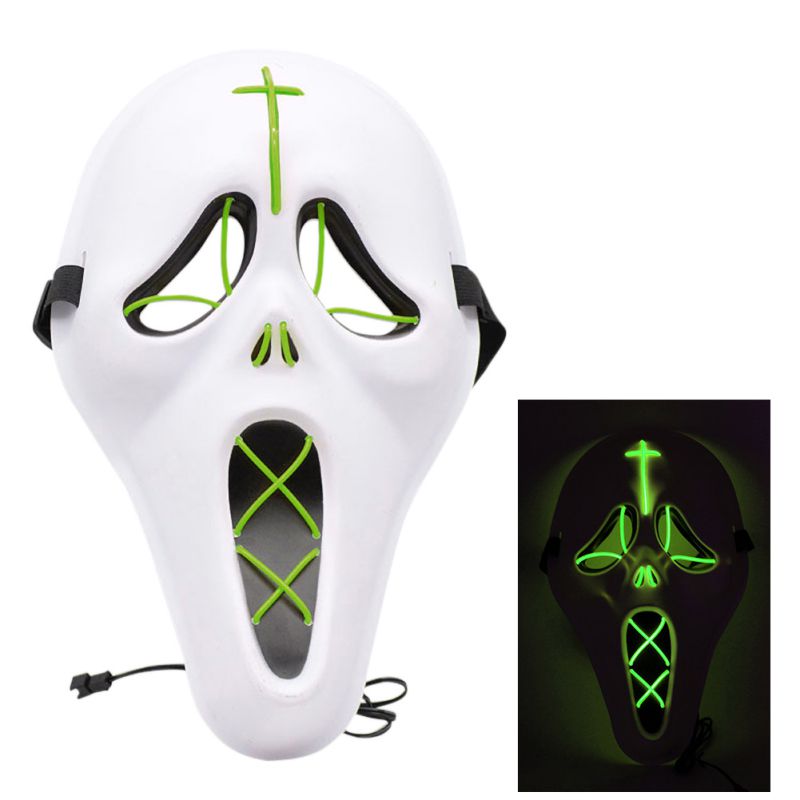 Halloween led glowing mask