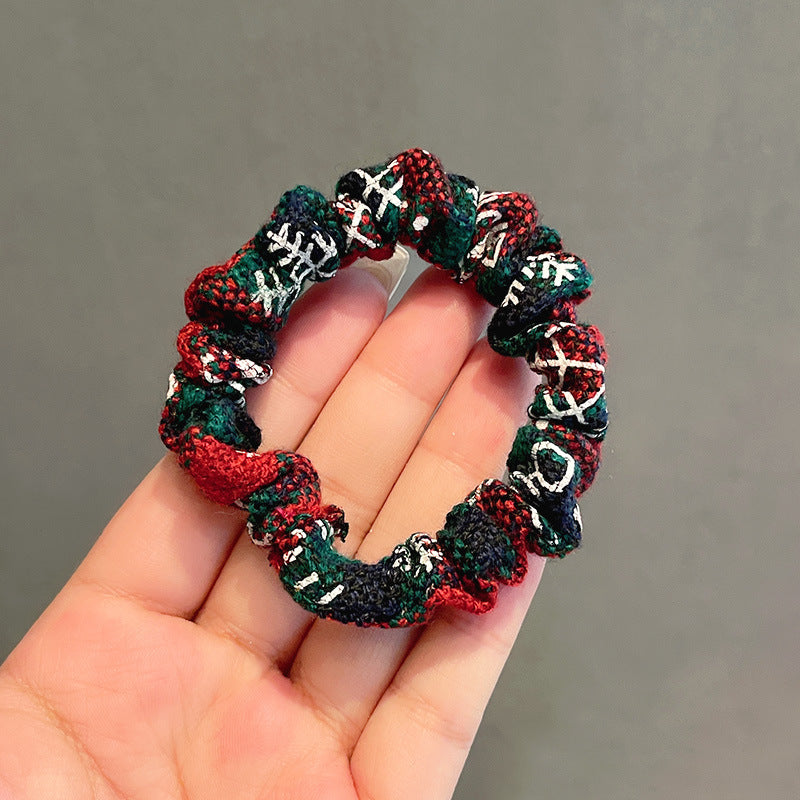 Women's Fashion Simple Halloween Large Intestine Hair Ring