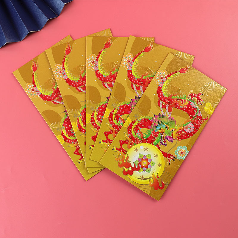 2024 Dragon Year Red Envelope Chinese New Year National Tide