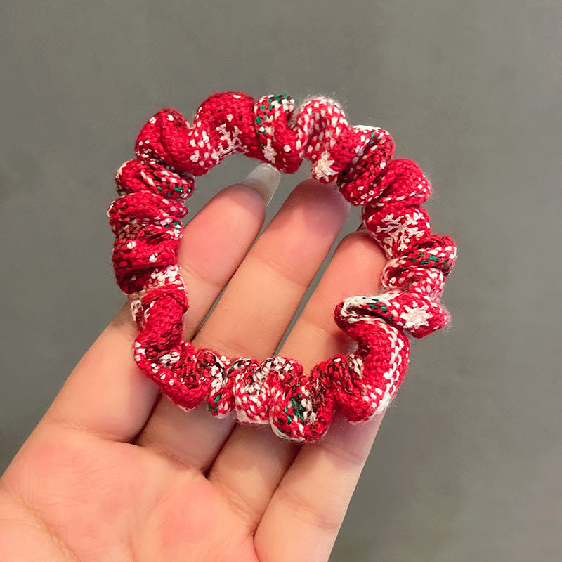 Women's Fashion Simple Halloween Large Intestine Hair Ring