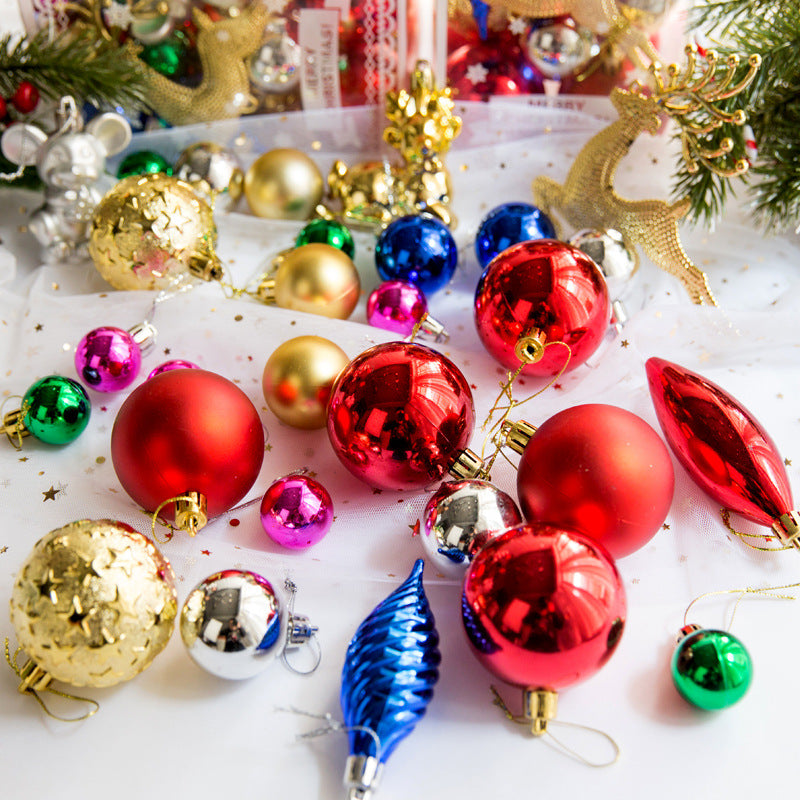 Fashion Family Ornaments Christmas Decorative With Christmas Balls