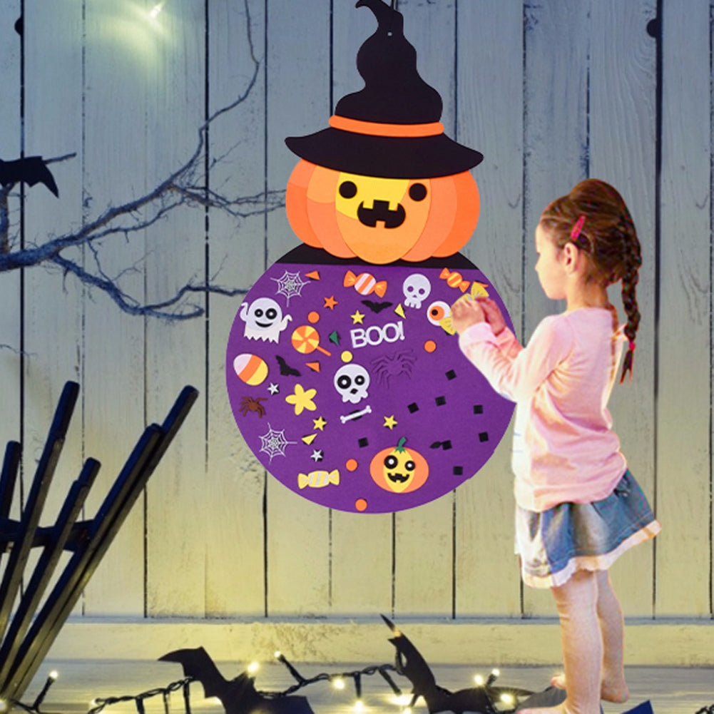 Felt Halloween Pumpkin Pendant Easter Supplies
