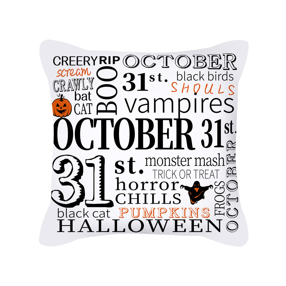 Halloween Pillowcase Pumpkin Sofa Cushion Cover