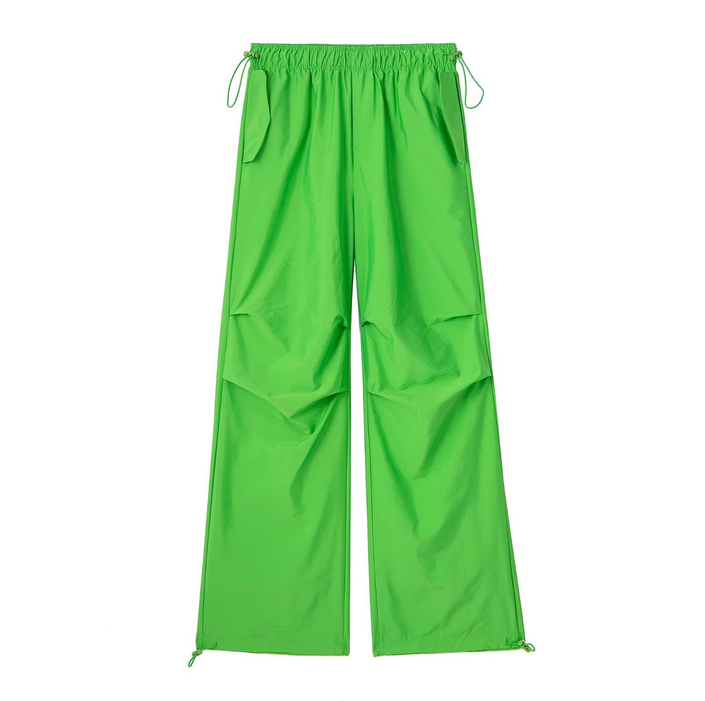 French Elastic Drawstring Fashion All-match Parachute Jogging Casual Trousers