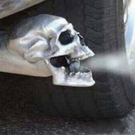 Halloween Skull Creative Motorcycle Exhaust Pipe Decoration
