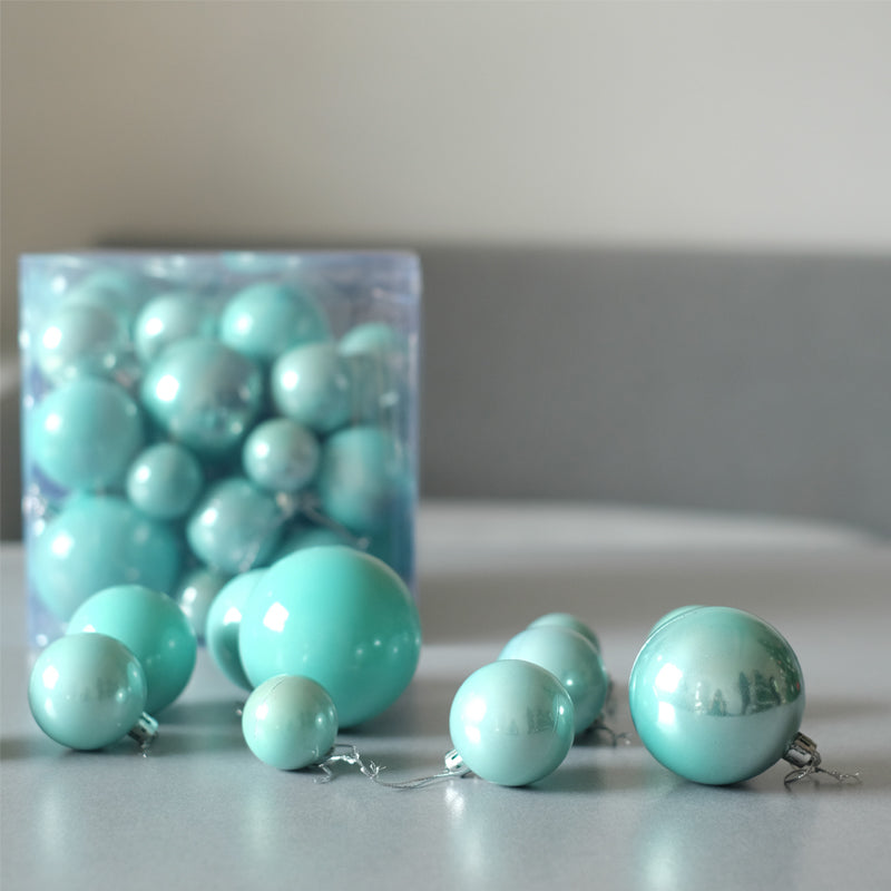 Pearlescent Champagne Gold Christmas Balls Christmas Tree Decoration