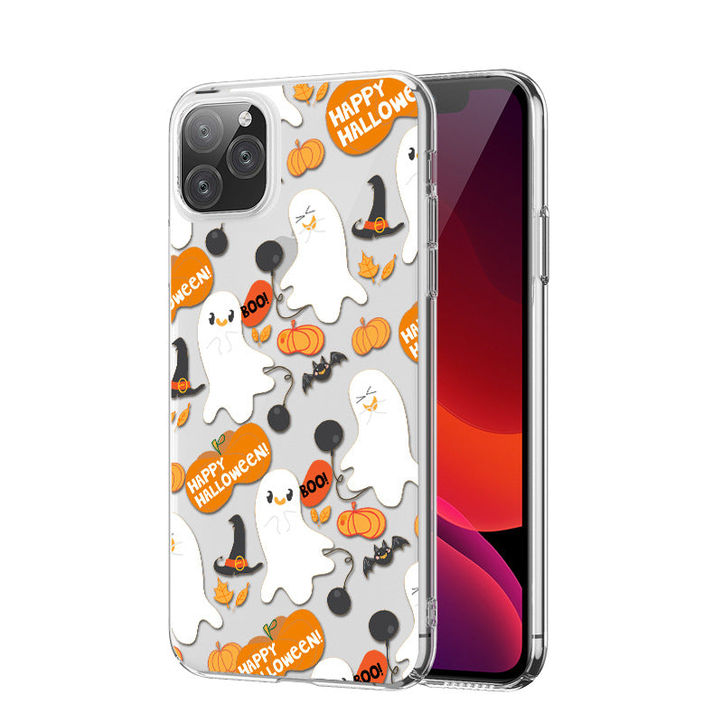 Halloween Series Clear Silicone Protective Case