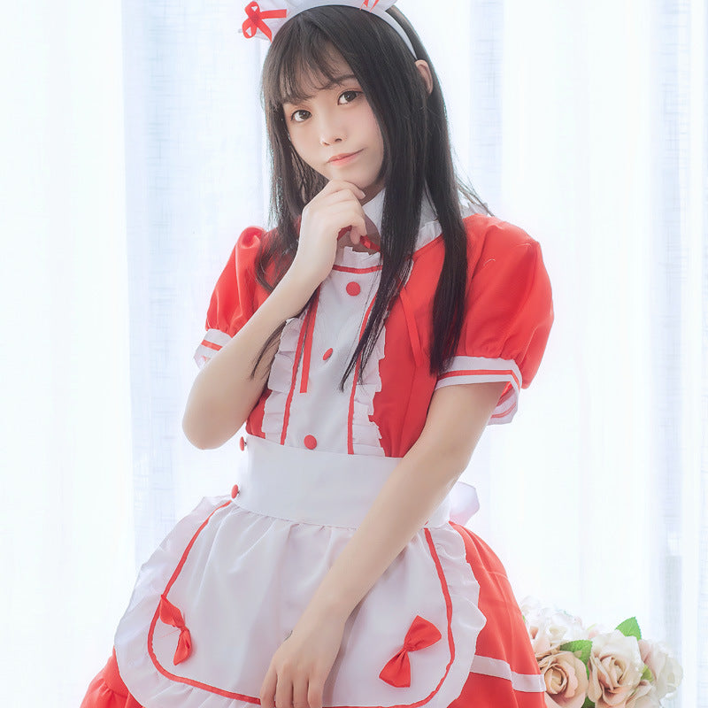 Maid Restaurant Maid Anime Costume Black And White Halloween
