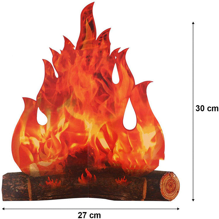 Bonfire Decoration Scene Props Halloween Flame Ornament