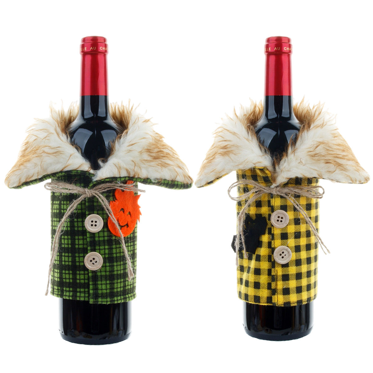 Halloween Bottle Decorative Wine Set