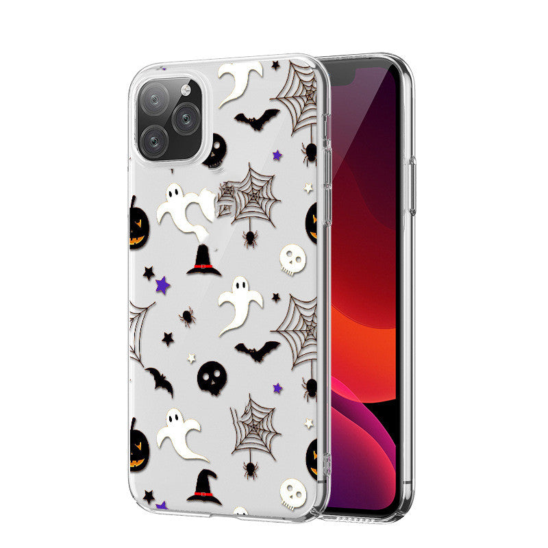 Halloween Series Clear Silicone Protective Case